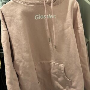 Glossier Blush Pink Hoodie